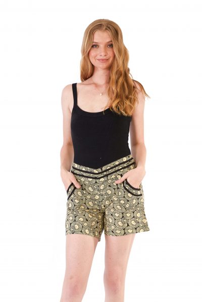 womens Devi Shorts - Chrysanthemum