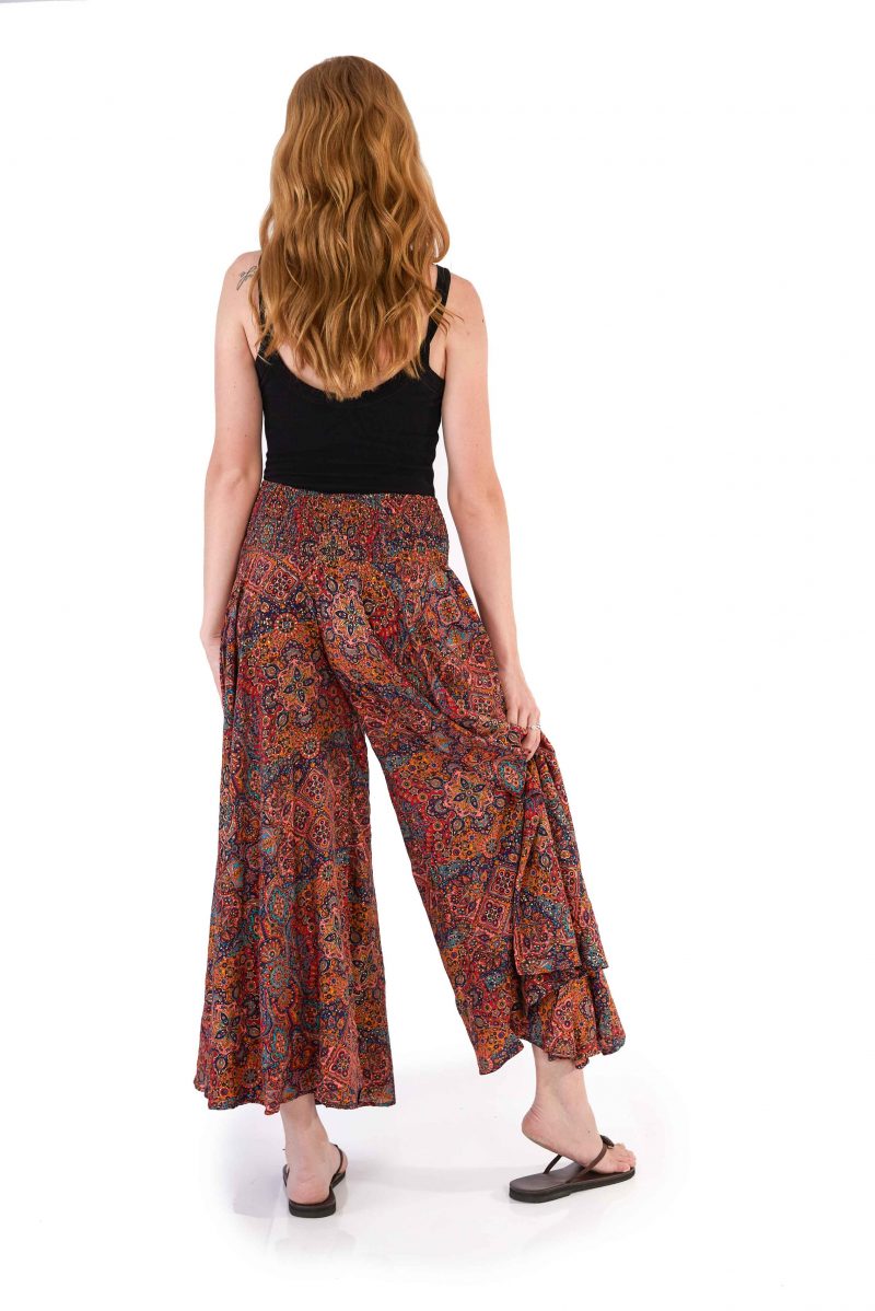 Womens Meera Pants - Red Gold back