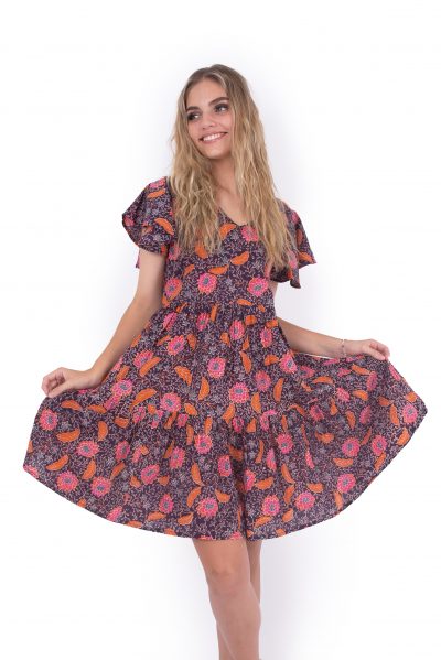 Ava Dress - Bali Purple