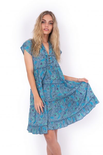 Amore Dress - Bali Ocean Blue
