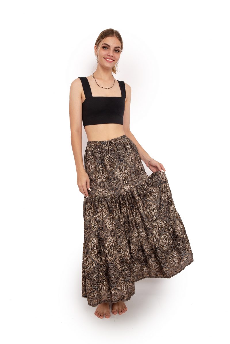 Isabella Skirt - Ash Gold