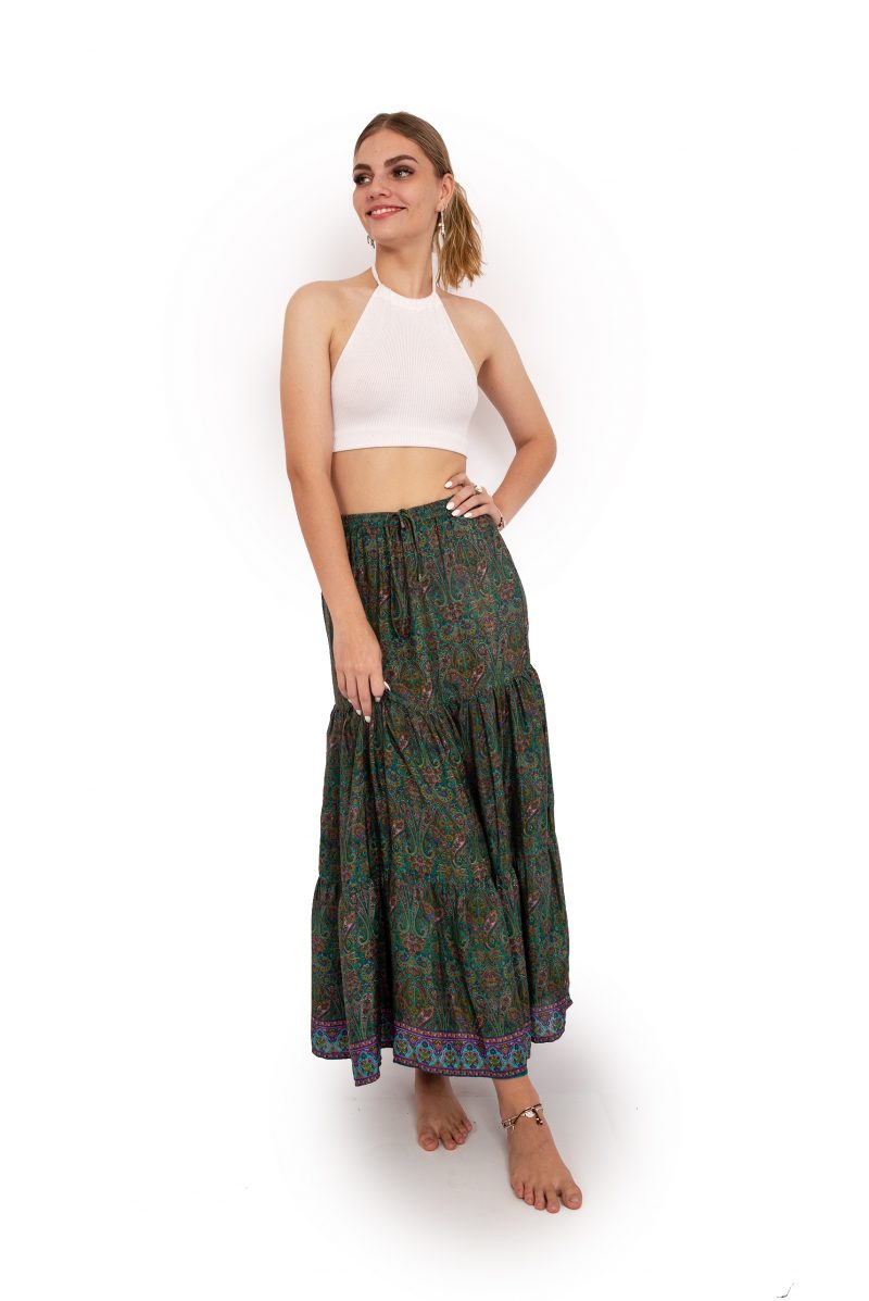 Isabella Skirt - Paisley Jade