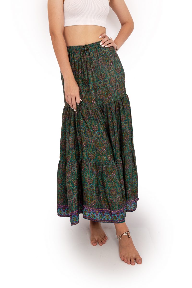Isabella Skirt - Paisley Jade - Image 2