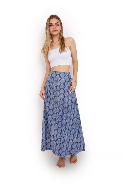 Sita Maxi Skirt - Cobalt Blue