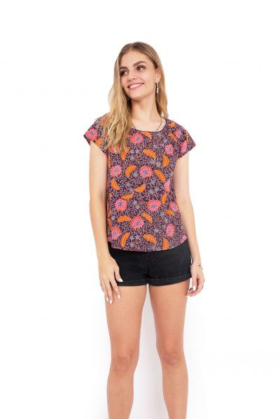 Chloe Top - Bali Purple