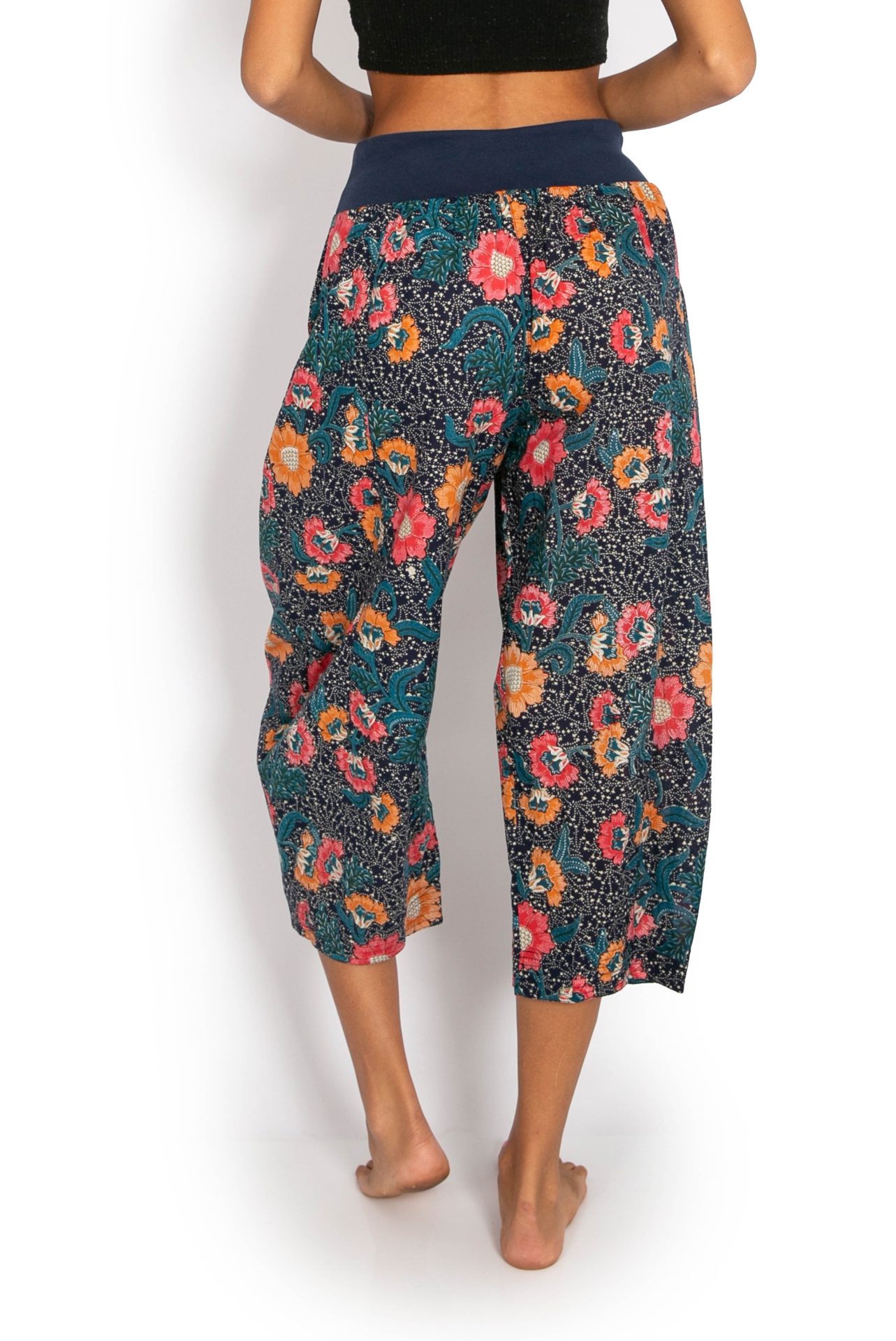 Workflow Stretch Yoga Pants in Navy