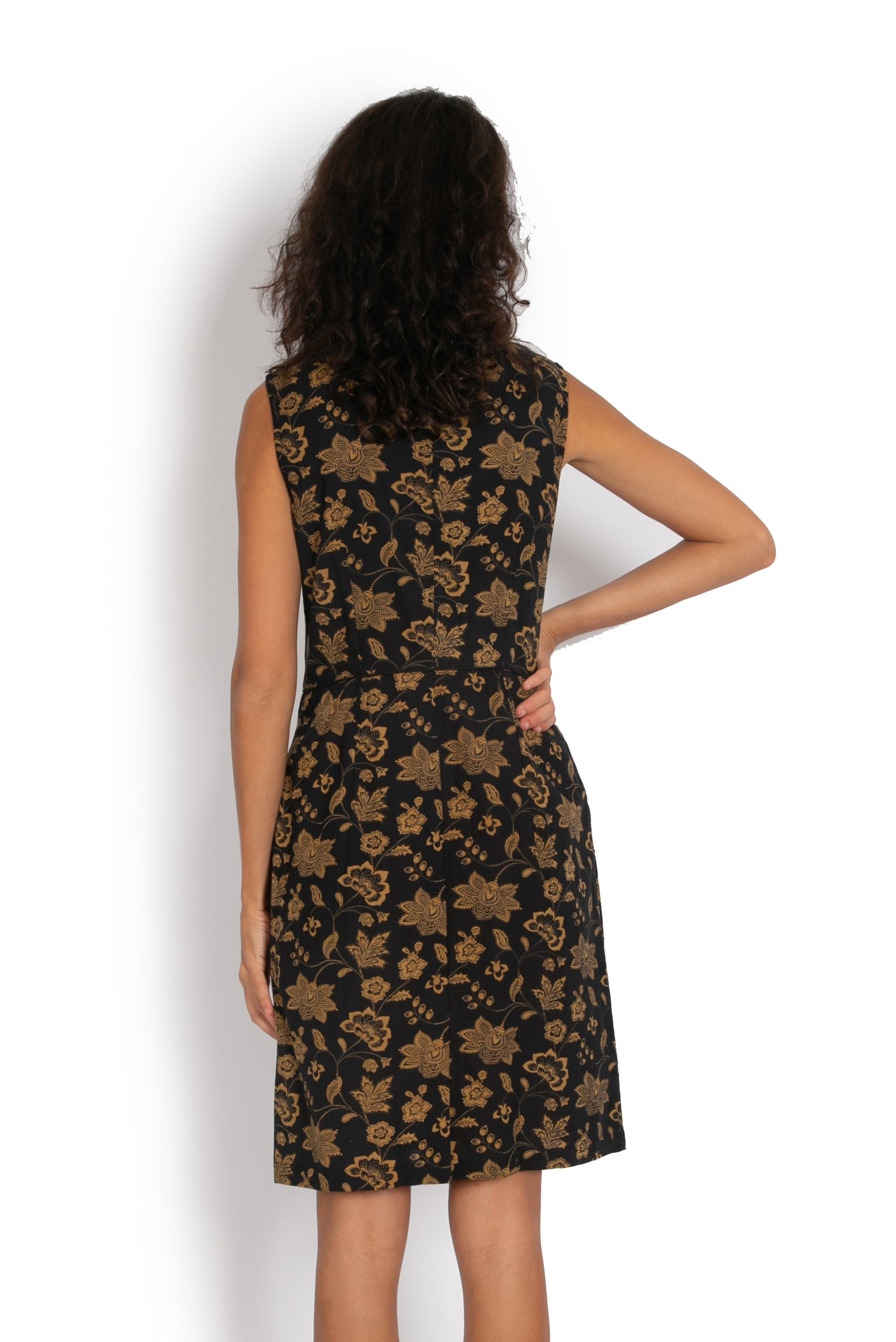 Sydney Dress - Indo Black - OM Designs