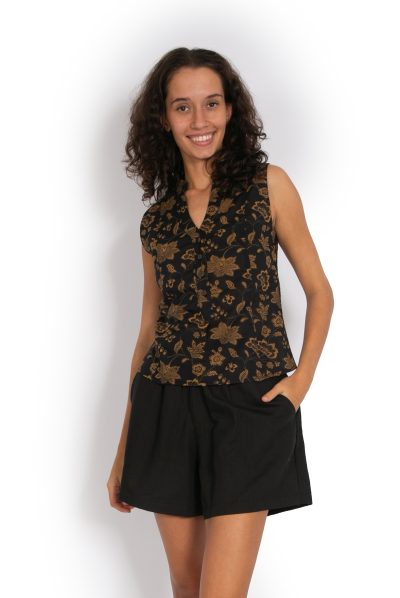Zoe Top - Indo Black