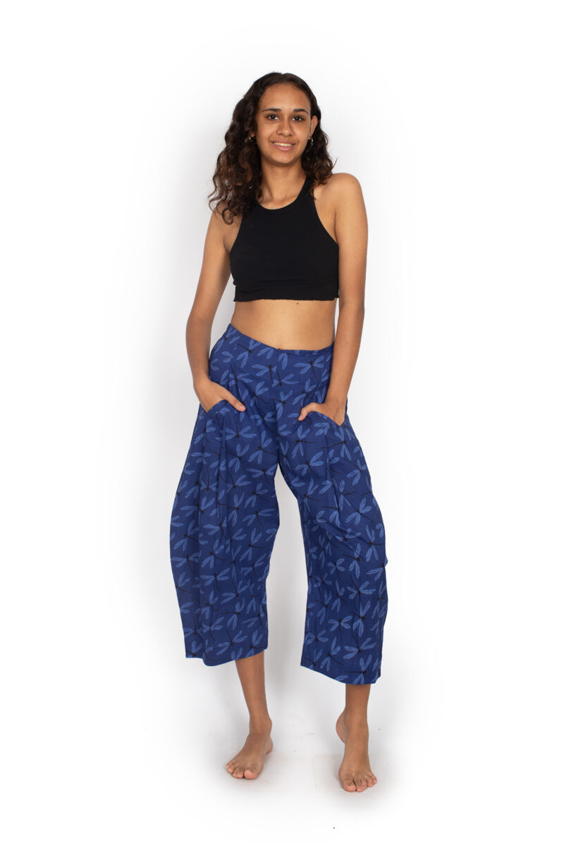 Hendrix Pants - MIDNIGHT DRAGONFLY