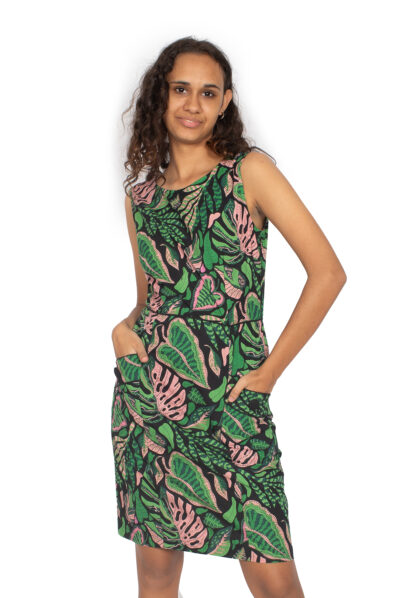 Sydney Dress - MONSTERA JUNGLE