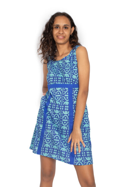 Sucheeta Dress - TRIBAL BLUE
