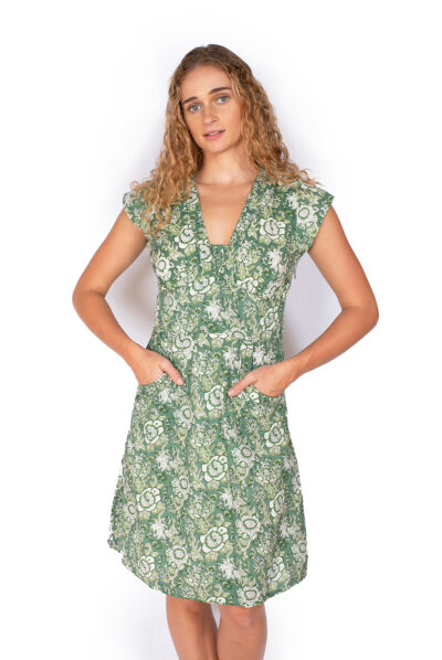 Aimee Dress - GREEN GOODNESS