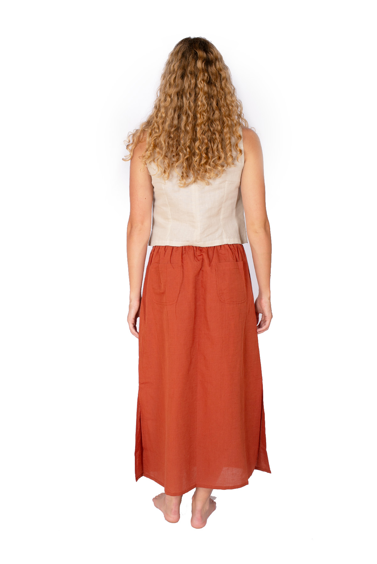 Maelle Skirt - OCHRE - Image 2