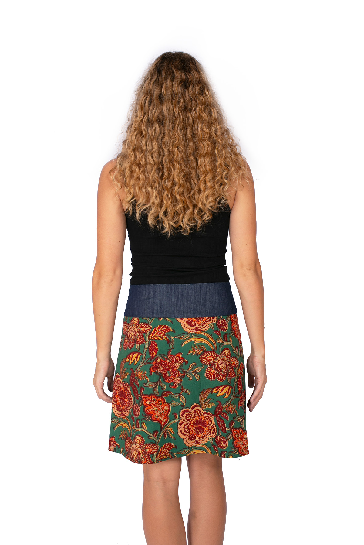 New Energy Reversible Skirt Short - NIGHT BOUQUET / FOREST DREAMS - Image 4