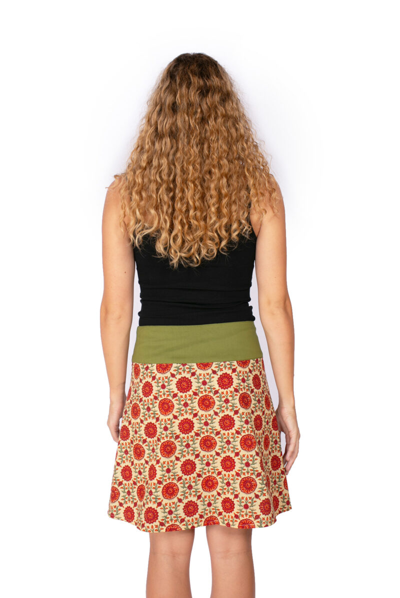 New Energy Reversible Skirt Short - RUSTIC VINES / MIDNIGHT GARDEN - Image 2