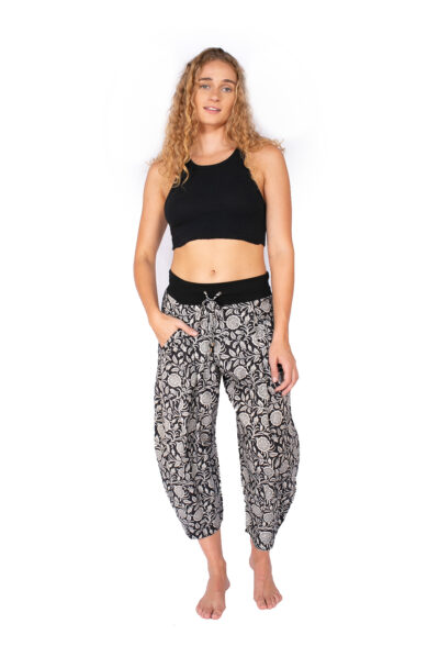 Yoga Pants - RETRO GARDEN