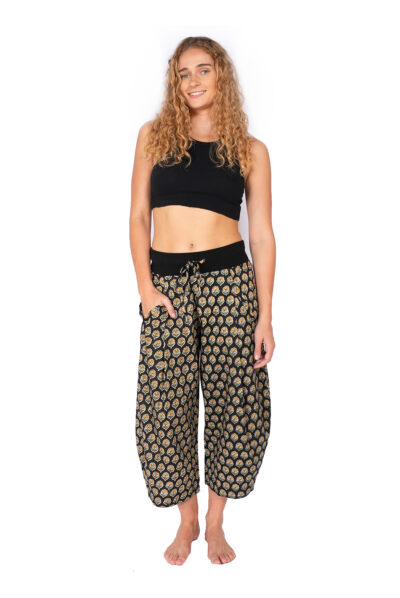 Yoga Pants - NIGHT BOUQUET