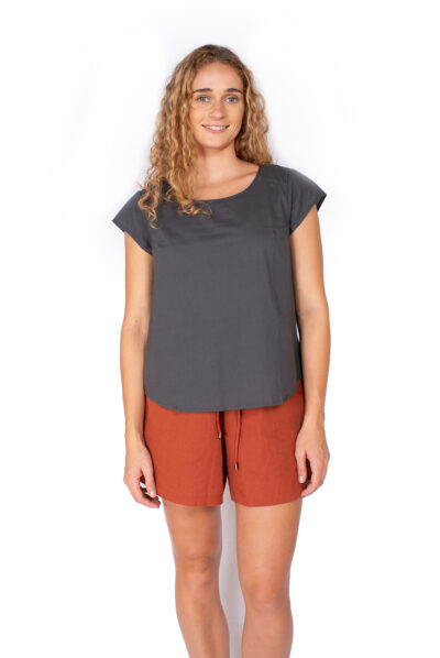 Chloe Top - DARK GREY