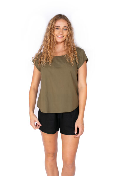 Chloe Top - OLIVE
