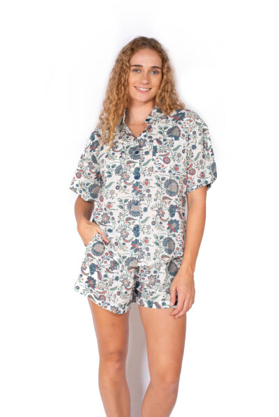 Lola PJ Set - FLORAL GOLD