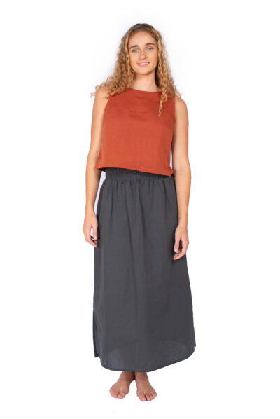 Maelle Skirt - DARK GREY