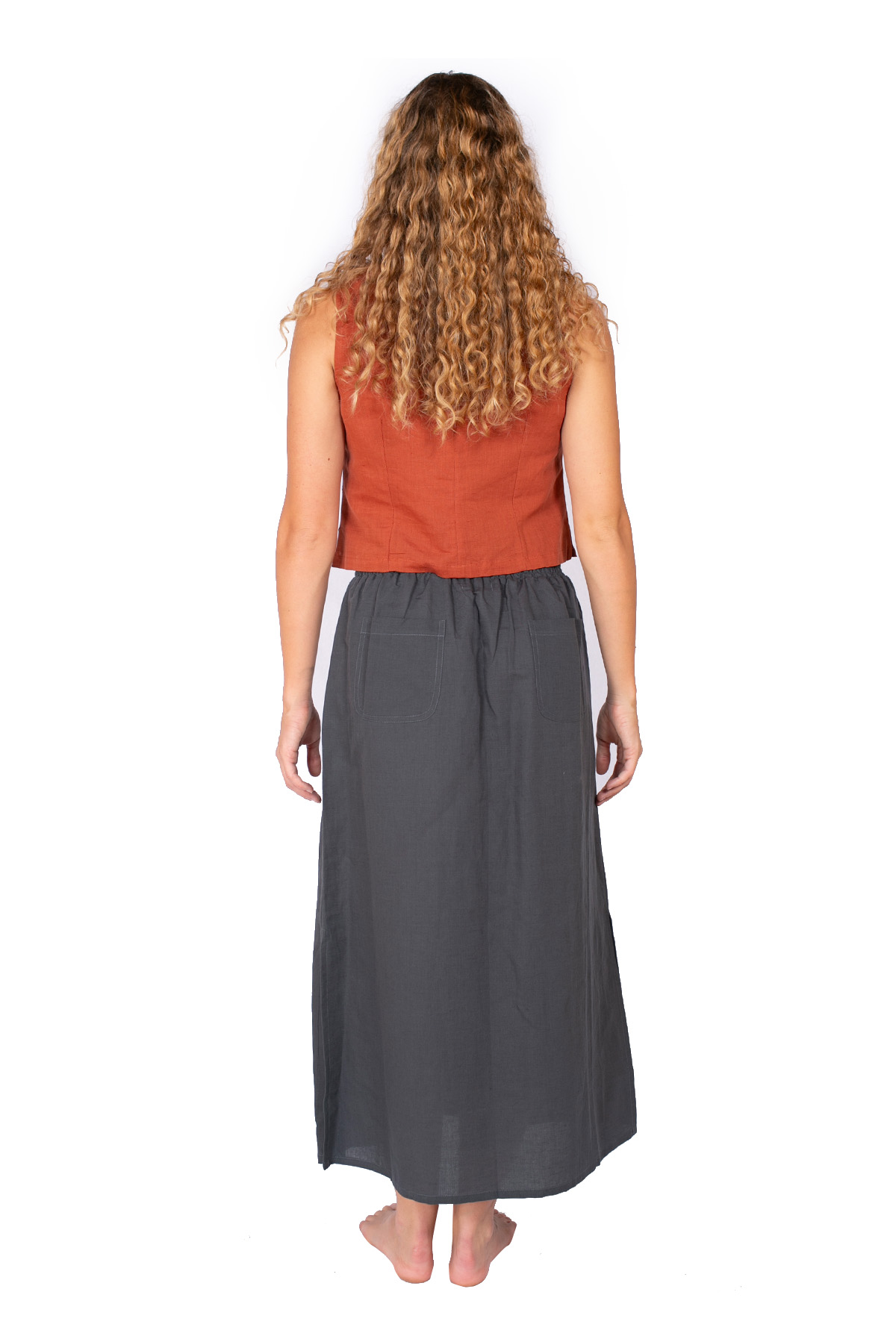 Maelle Skirt - DARK GREY - Image 2