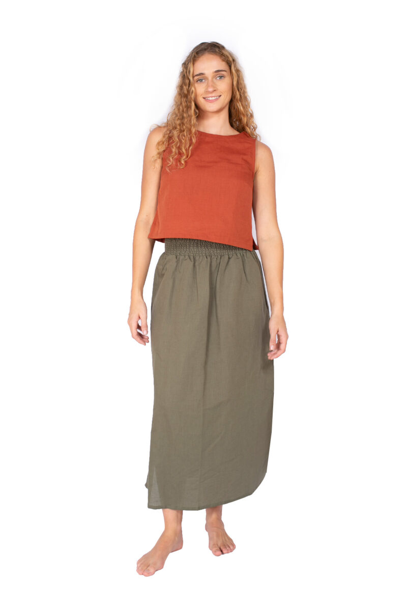 Maelle Skirt - OLIVE