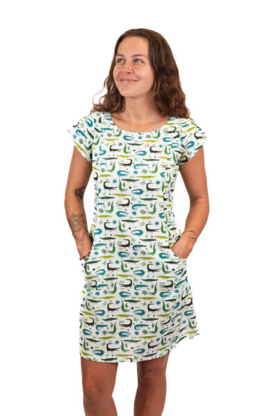 Zaylee Dress - CROCODILES