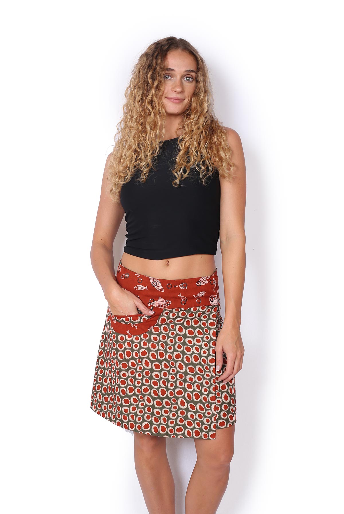 New Energy Reversible Skirt Short - SPIRAL GREEN / THAR DESERT - Image 4