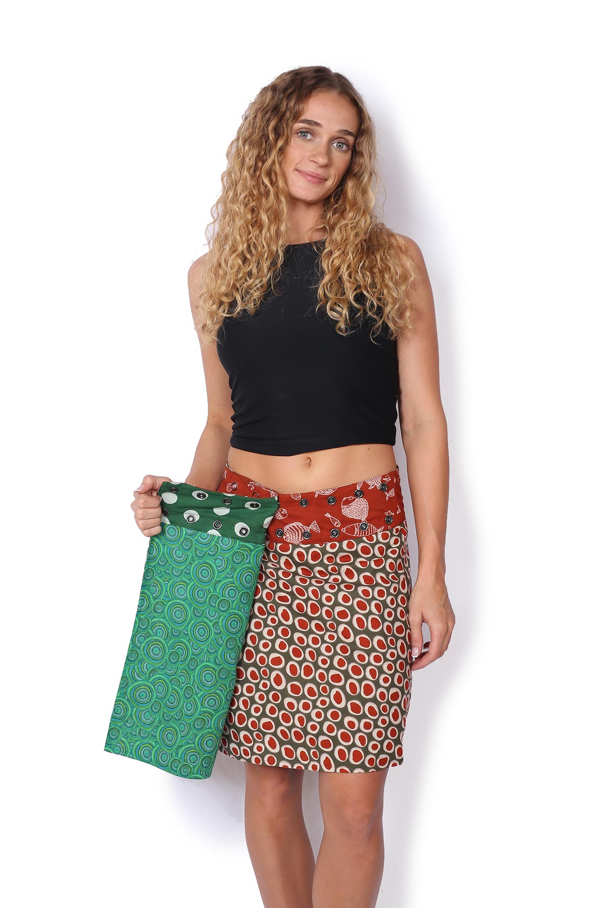 New Energy Reversible Skirt Short - SPIRAL GREEN / THAR DESERT - Image 3