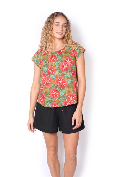 Chloe Top - HIBISCUS