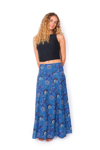 Laury Skirt - SECRET GARDEN BLUE