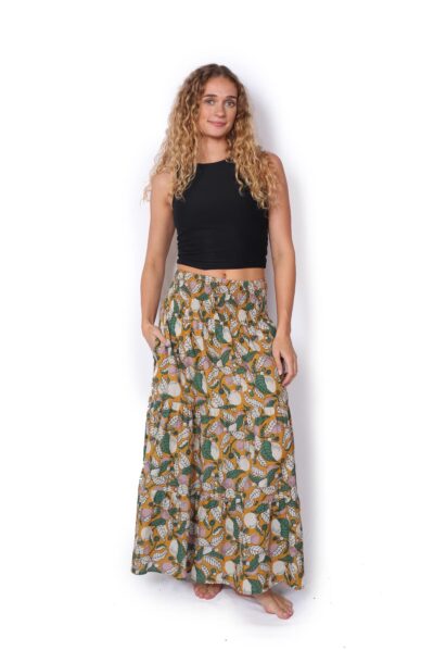 Durga Maxi Skirt - MUSTARD DEVINE