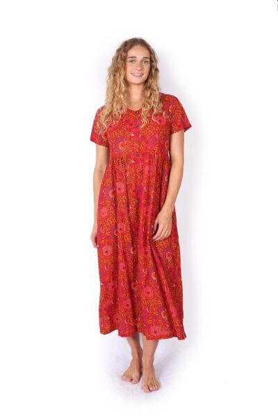 Saraswati dress - SECRET GARDEN PINK