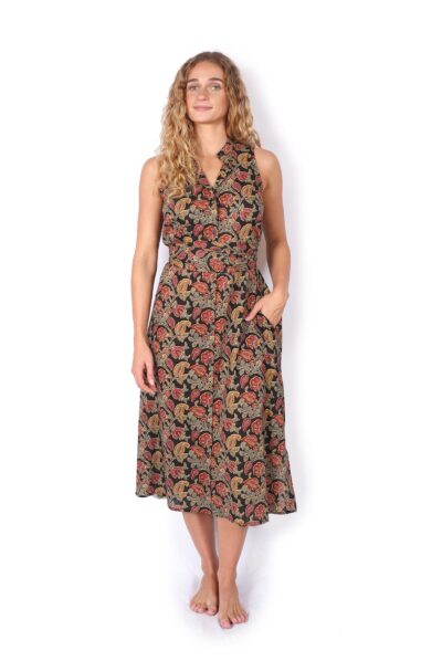 Ludivine Dress - BLACK GARDEN