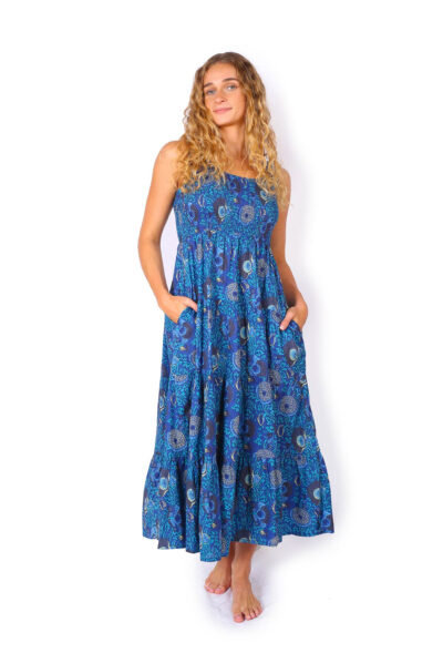 Puri Dress - SECRET GARDEN BLUE