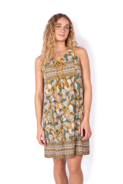 Jaipur Dress Short - MUSTARD DEVINE