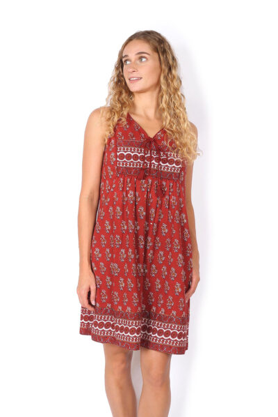 Jaipur Dress Short - RUSTIC OCHRE
