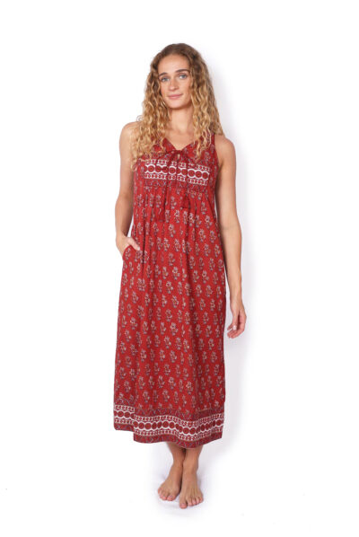 Jaipur Dress Long - RUSTIC OCHRE