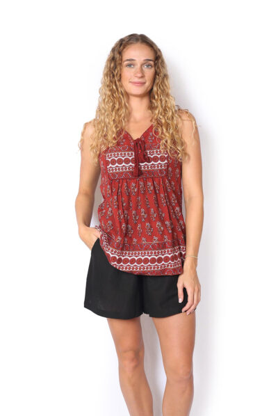 Jaipur Top - RUSTIC OCHRE