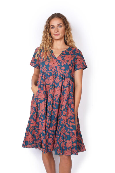Suchi Frock Dress - STRAWBERRY MUSK