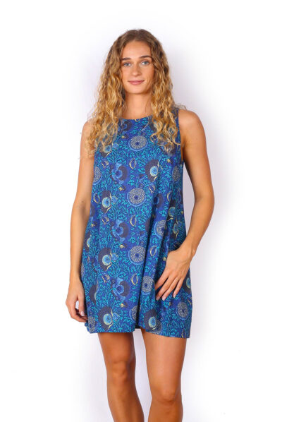 Francisca Dress - SECRET GARDEN BLUE