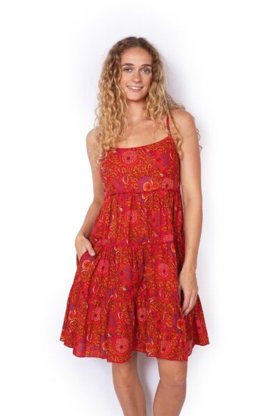 Sandra Dress - SECRET GARDEN PINK