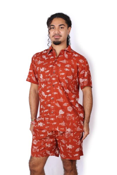 Men's Shorts - OCHRE FISH