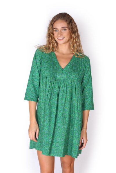 Odile Dress - SPIRAL GREEN