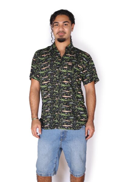 Men's Shirt - BROOKE'S CROCS BLACK